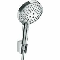 Душевой гарнитур Hansgrohe Raindance Select S 120 PowderRain Porter 1600 27668000 цвет хром