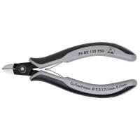 KNIPEX 79 02 125 ESD - Side-cutting pliers - Chromium-vanadium steel - Plastic - Black/gray - 12.5 cm - 61 g