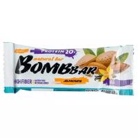 Батончики протеиновые, Bombbar, Protein Bar, 60 г, Миндаль-Ваниль