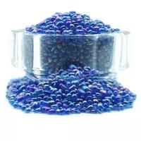 Радужные стеклянные камушки синие, 100 гр, Epoxy Master