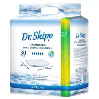 Одноразовая пеленка Dr. Skipp Soft Line 60х90, 30 шт