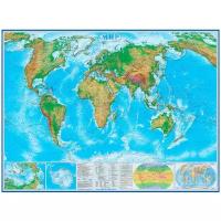 Атлас Принт Карта Мира физико-политическая (4607051070738), 158 × 118 см