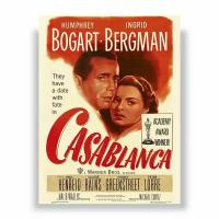 Постер, кинопостер "Касабланка - Casablanca", 30 см х 40 см