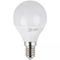 Лампа светодиодная ЭРА, LED smd P45-7w-827-E14 E14, P45, 7Вт, 2700К