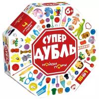 Игра настольная "Супер Дубль", картонная коробка (2012С)