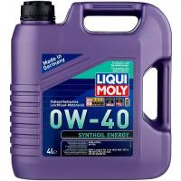 Масло моторное LIQUI MOLY Synthoil Energy A3/B4 0W-40 синтетическое 4 л Liqui moly 7536