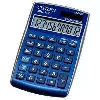 Калькулятор карманный CITIZEN CPC-112, синий