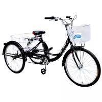Трехколесный велосипед для взрослых IZH-BIKE Farmer (Фермер) 24'' Черный