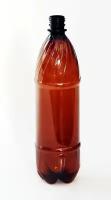 Бутылка пластиковая для напитков коричневый, 0,5 л, 100 штук