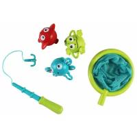 Набор для ванной Hape Double Fun Fishing Set (E0214), голубой/зеленый/красный