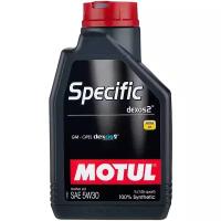Моторное масло Motul Specific Dexos2 5W-30 синтетическое 1 л