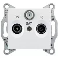 SEDNA TV/R/SAT розетка проходная, 4dB, белый SCHNEIDER ELECTRIC SDN3501421 (1 шт.)