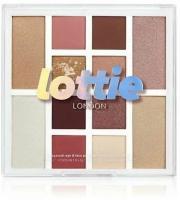 LOTTIE LONDON Палетка теней для век и хайлайтеров Megawatt Palette