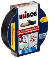 Unibob Клейкая лента электроизоляционная самослипающаяся Unibob 19мм х 5м, черный