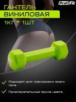 Гантель неразборная PROFI-FIT виниловая