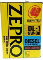Синтетическое моторное масло IDEMITSU Zepro Diesel DL-1 5W-30, 4 л, 1 шт