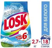 Стиральный порошок Losk "Горное озеро", автомат, 2,7 кг