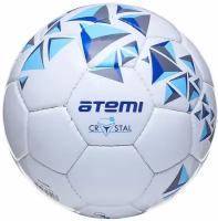 ATEMI Мяч футбольный CRYSTAL, PVC, бел/темно син, р.3, р/ш, окруж 60-61 00-00007221