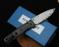 Складной нож Benchmade bugout 535-3 CARBON (Дамасская сталь )