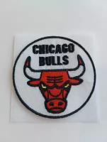 Нашивка, шеврон, патч chicago bulls на липе. Декор на одежду