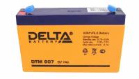 Аккумуляторная батарея DELTA DTM 607 3СТ7