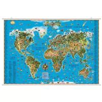 DMB Карта Мира для детей на рейках (4607048959091), 116 × 79 см