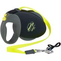 Поводок-рулетка Flexi Giant tape XL 8m Black Neon