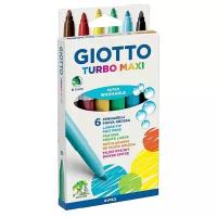 GIOTTO Набор фломастеров Turbo Maxi, 6 шт. (453000)