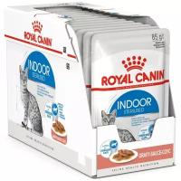 Влажный корм для стерилизованных кошек Royal Canin Indor Sterilised для живущих в помещении 12 шт. х 85 г (кусочки в соусе)