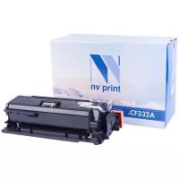 Картридж NV Print CF332A 654A для принтеров и МФУ HP (NV-CF332AY) для M651dn, M651n, M651xh, M680dn, M680f, M680z