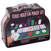 Набор для покера Нескучные игры Professional Texas Hold'em Poker Set, 200 фишек