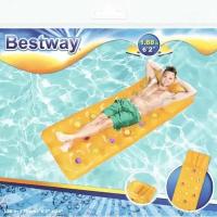 Bestway Надувной матрас для плавания желтый 188x71 см 43014
