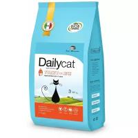 Dailycat Adult Sterli Lite Turkey and Rice сухой корм для стерилизованных кошек, с индейкой и рисом - 3 кг