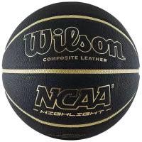 Мяч баскетбольный WILSON NCAA Highlight Gold 7р. WTB067519XB07