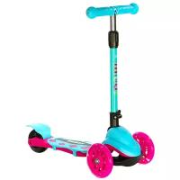 Самокат Scooter Mini Micar Zumba Розово-голубой (Арт. M1 Rider)