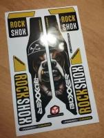 Rockshox boxxer наклейки для велосипеда на вилку, mtb stickers