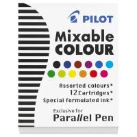 Картриджи для перьевой ручки Pilot набор 12шт. (для Parallel Pen) микс *12цв IC-P3-AST 1447492