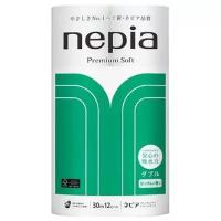 Туалетная бумага Nepia Premium Soft ароматизированная белая двухслойная