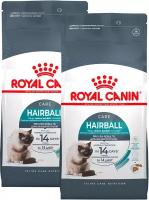 ROYAL CANIN HAIRBALL CARE для взрослых кошек для вывода шерсти (2 + 2 кг)