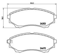 TRIALLI Колодки тормозные FORD RANGER 99-/MAZDA B-SERIE 99- /BT-50 06- передние