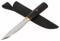 Нож Якутский (сталь 95Х18, рукоять черный граб)