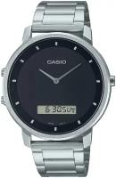 Наручные часы CASIO Collection MTP-B200D-1E, серебряный, черный