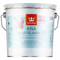 Лак Tikkurila Kiva 70 бесцветный, глянцевая, 2.7 кг, 2.7 л