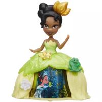 Disney Princess Мини-кукла в платье с волшебной юбкой Тиана B8963/B8962