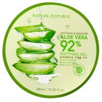 Nature Republic, Смягчающий и увлажняющий гель с алоэ вера (92%), (300 мл)