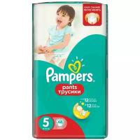 Pampers трусики Pants 5 (12-18 кг), 48 шт