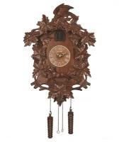 Часы с кукушкой COLUMBUS СQ-067 "Орёл и лисица", резьба ручной работы