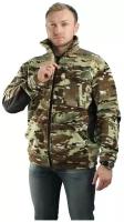 Куртка флисовая милитари камуфляжная расцветка, 52-54