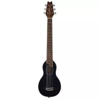 Washburn RO10SBK акустическая Travel гитара с кофром, цвет чёрный