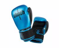 Перчатки боксерские Clinch Aero сине-черные, вес 12 унций